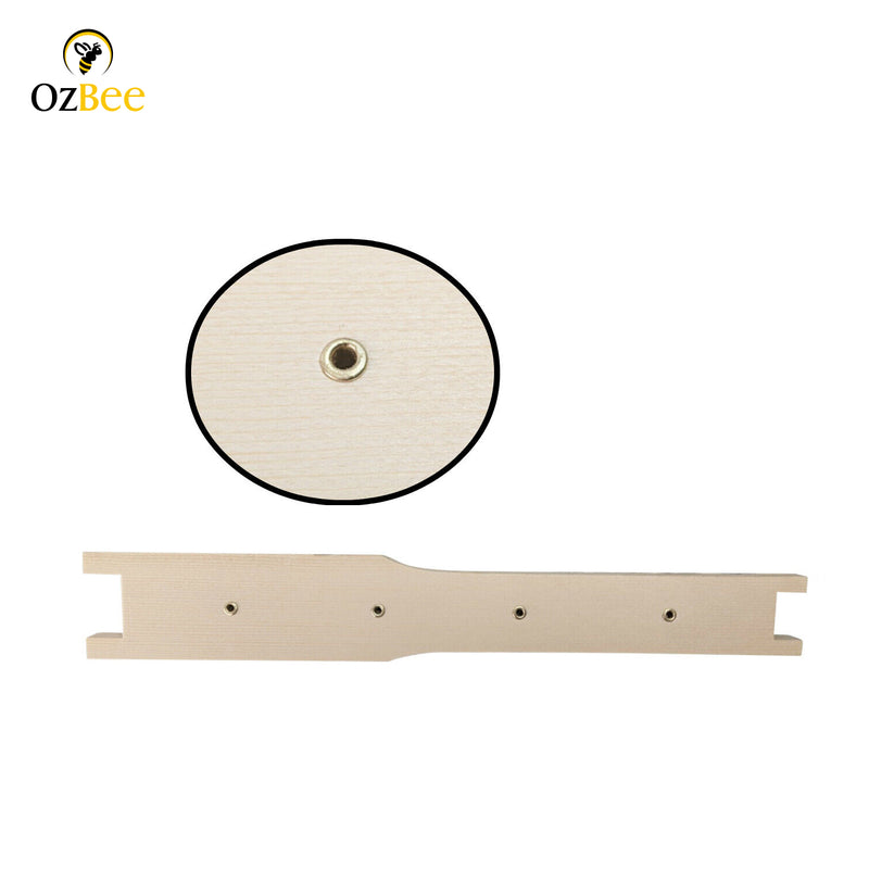 20 X Ideal Beekeeping Frames with Eyelets Wood Beehive Wooden Flat Pack Frame