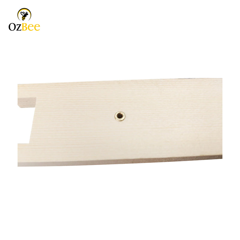 20 X Ideal Beekeeping Frames with Eyelets Wood Beehive Wooden Flat Pack Frame
