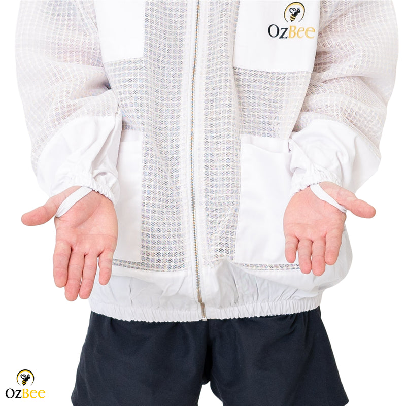 Beekeeping Bee Jacket 3 Layer Mesh Hood Beekeeping Jacket for Beekeeper