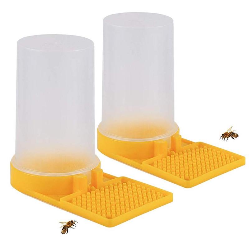 Beehive Water Dispenser, Beehive Entrance Bee Feeder Round Yellow