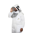 Beekeeping Starter Kit For Beekeepers With OZ Bee 2 Layer Mesh Ventilated Hoodie Viel Suit Protective Gear