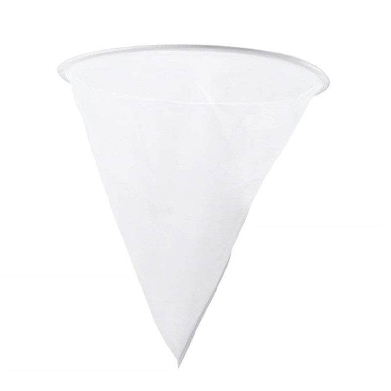 Mesh Nylon Cone-shape Honey Strainer Filter Fiber Net Single Layer White Beekeeping Tools